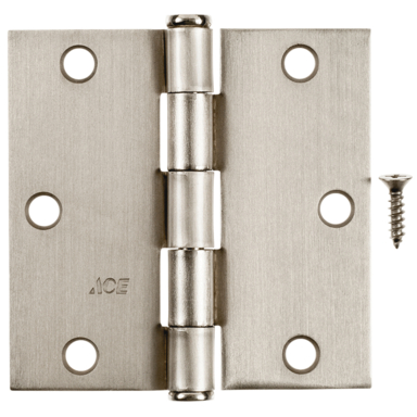 RESIDENTIAL DOOR HINGE 3.5" SN
