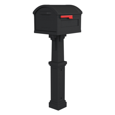 Grand Haven Black Mailbox