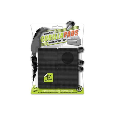 GRIPER PAD SQUAR BLK 2"L