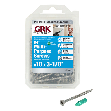 GRK R4 SS 10 X 3 1/8 MULTI P 70P