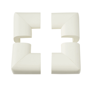 4PK CRNER CUSHNS FOAM WH