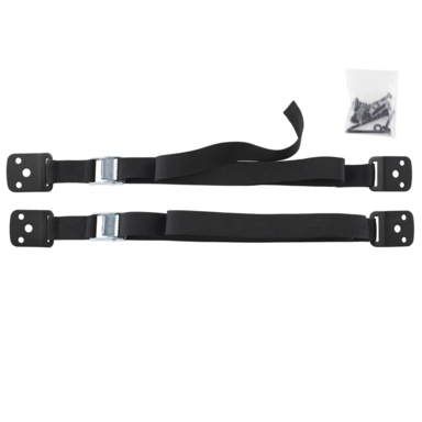 2PK STRPS METL/NYLN BLCK