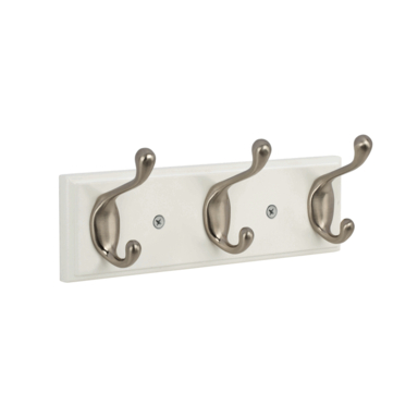COAT/HT HOOK WHT 10" 3HK