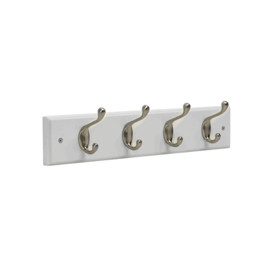 COAT/HT HOOK WHT 18" 4HK