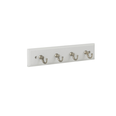 KEY RACK WHT 8.75" 4HKS