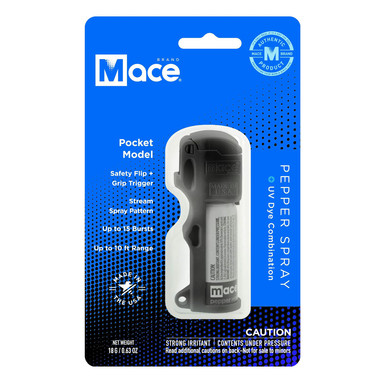 Mace Pocket Black Aluminum/Plastic Pepper Spray