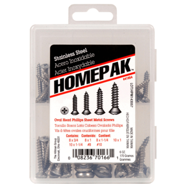 SM SCREW KIT ASRT OVAL