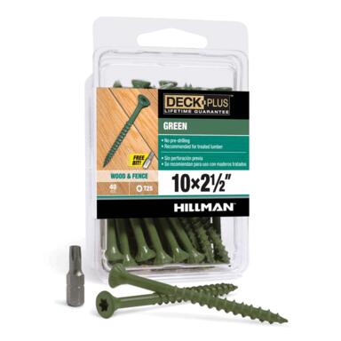 40PK 10x2.5" Deck Screws