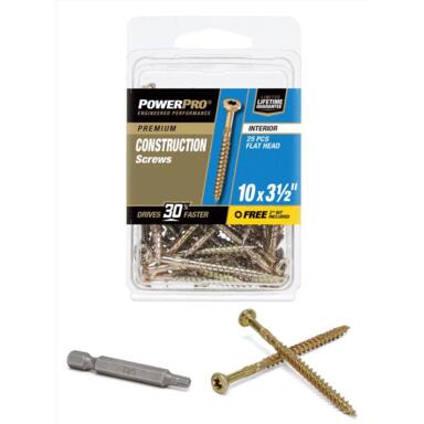 25PK 10"x3.5" All Purpose Screws