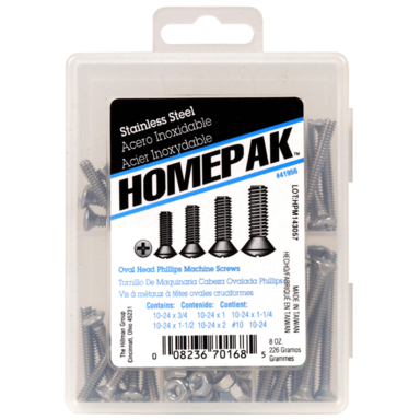 MCHN SCREW KIT ASRT OVAL