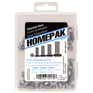 MCHN SCREW KIT ASRT PAN