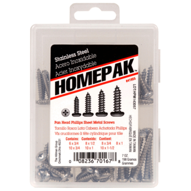 SM SCREW KIT ASRT PAN