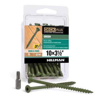 25PK 10x3.5" Deck Screws