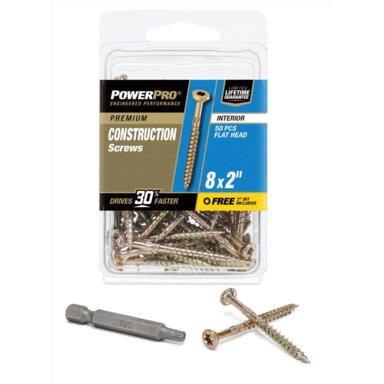 WD SCREW 8X2" PP 50PK