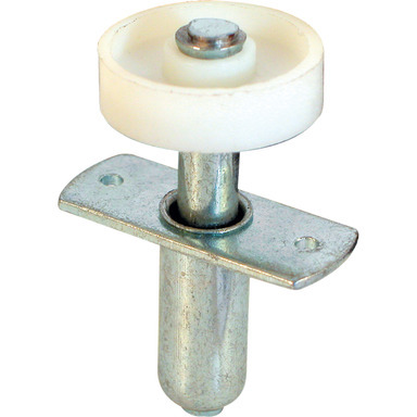 Prime-Line Mill White Steel Guide Wheel 2 pc