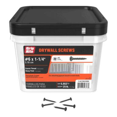 1 1/4" COARSE DRYWALL SCREW BCKT