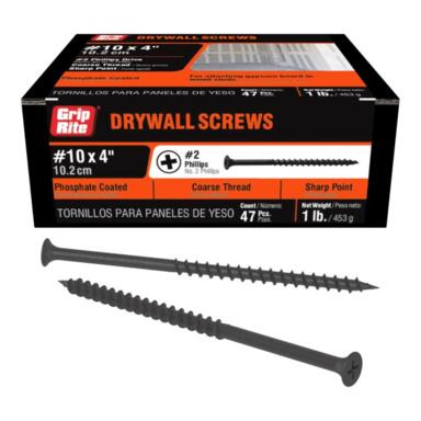 #10X4" COARSE DRYWALL SCREW 1LB