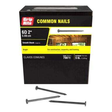5#  6D Bright Common Nails