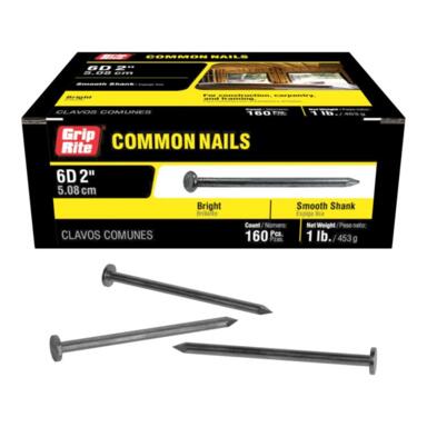 1#  6D Bright Common Nails
