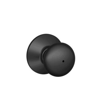 Schlage Plymouth Matte Black Prv
