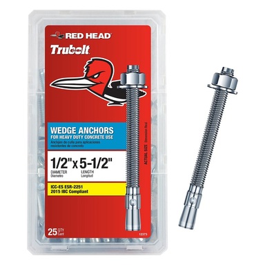 WDG ANCHOR 1/2X5.5" 25PK