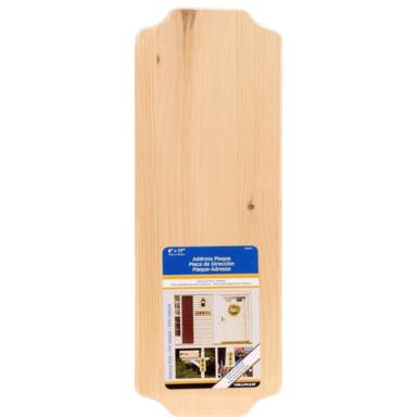 Wood Address Plate 6"X17"