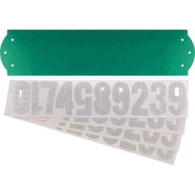Address Kit Green Reflective