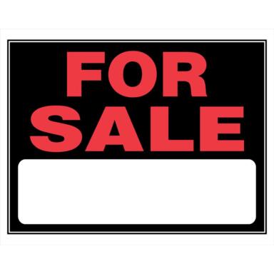 For Sale Sign 15"X19"