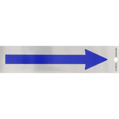 ARROW DECAL BLU 2"X8"