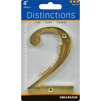 4" GLD DSNCT #2 SCRW 1PC