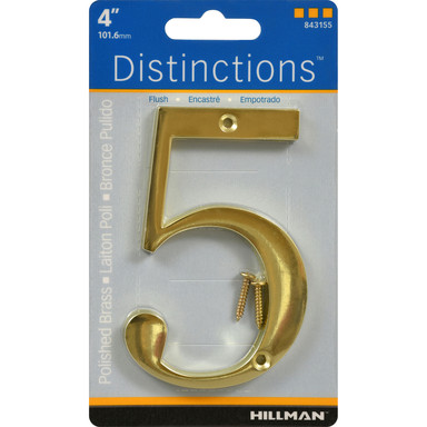 4" Gld Dsnct #5 Scrw 1pc