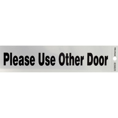 USE OTHR DOOR DECAL 2X8"