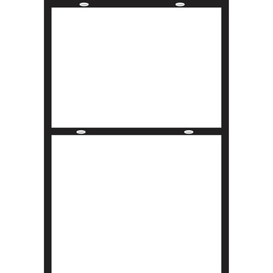 Hillman English Black Sign Frame 24 in. H X 18 in. W