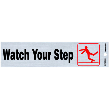 2"x8" Sign Watch Your Step