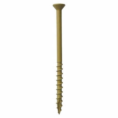 SCREW STR TAN 9X2.5" 25#