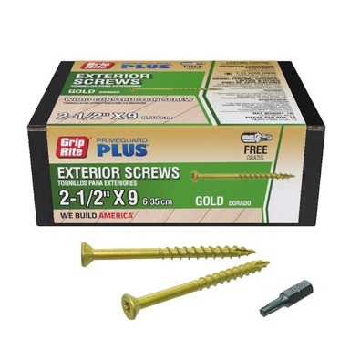 DCK SCREW STR 2-1/2" 1LB