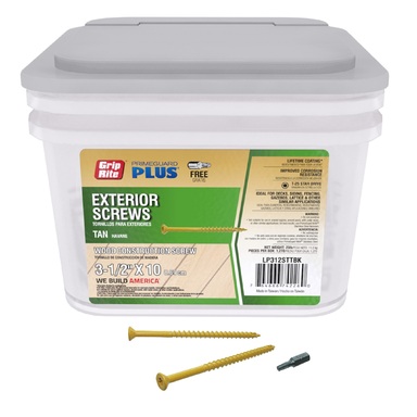 DCK SCRW STR 3-1/2" 25LB
