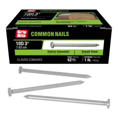 1# 10D Galv Common Nails