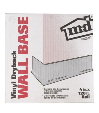 Wallbase Vinyl 4"x120'wh