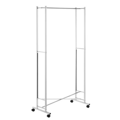 Garment Rack Silver 68"h