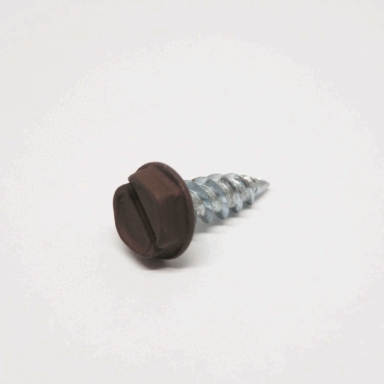 SCRW GUTR 1/2" BRN 100PK