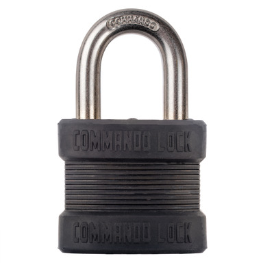 PADLOCK BLACK KEYED 1PK