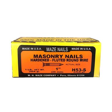 1# 1" Fluted Masonry Nails