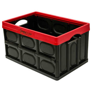 FOLDN CRATE BLK/RED 12GL