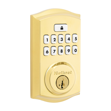 ELECTR DEADBOLT METAL PB