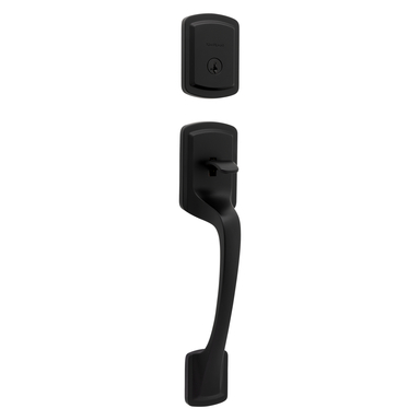 ENTRY HNDLSET MATTE BLK