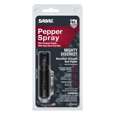 PEPPER SPRAY W/SNAP CLIP