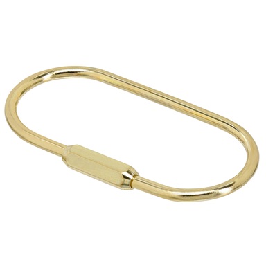 KEY RING BRASS GOLD