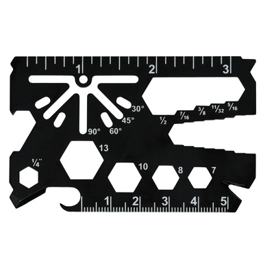 MULTI TOOL WALLET SS BLK