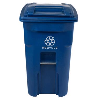 GARBAGE CAN 64G BLU TOTE